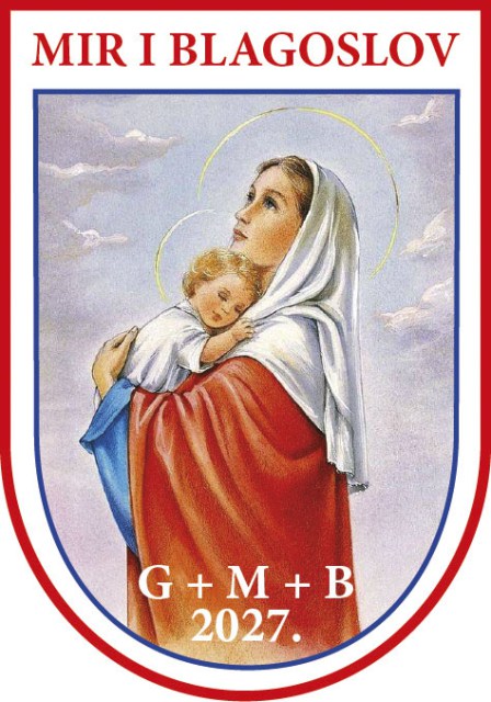 Naljepnica za blagoslov doma 2027.